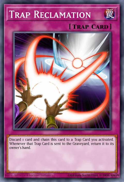 Trap Reclamation, card TAEV-EN077 from Tactical Evolution