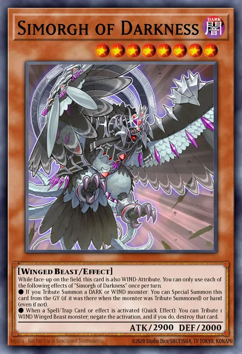 Simorgh of Darkness, carte RIRA-EN022 de Rising Rampage