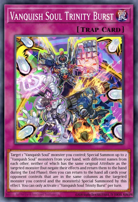Vanquish Soul Trinity Burst, card WISU-EN026 from Wild Survivors