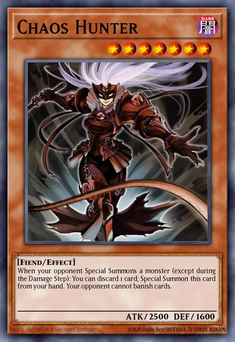 Chaos Hunter, carte RA02-EN007 de 25th Anniversary Rarity Collection II