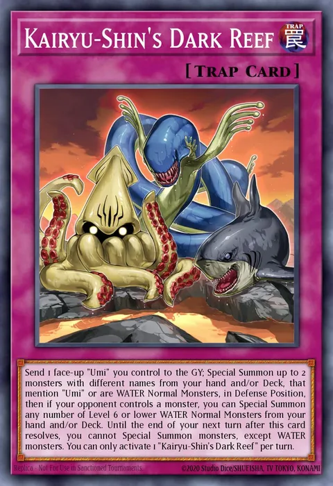 Kairyu-Shin's Dark Reef, card LED9-EN022 from Legendary Duelists: Duels From the Deep