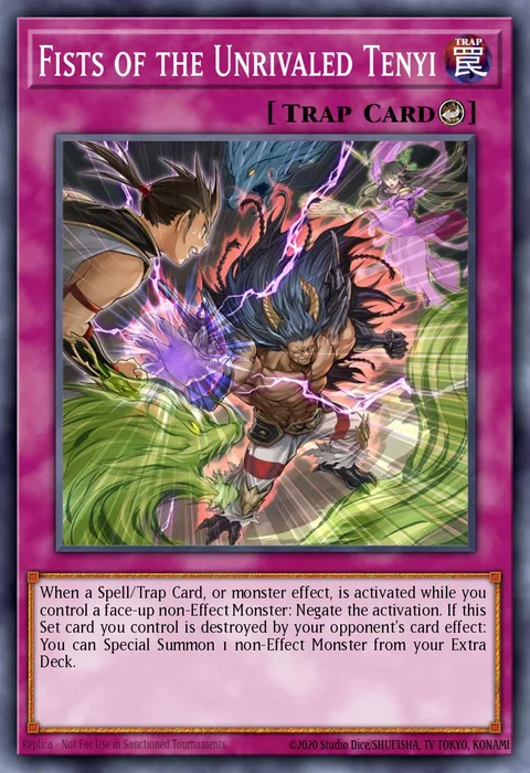 Fists of the Unrivaled Tenyi, carte GFP2-EN174 de Ghosts From the Past: The 2nd Haunting