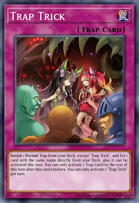 Trap Trick, carte SDBT-EN034 de Structure Deck: Beware of Traptrix