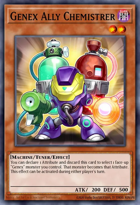Genex Ally Chemistrer, carte HA04-EN036 de Hidden Arsenal 4: Trishula's Triumph