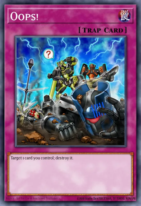 Oops!, card EXFO-EN080 from Extreme Force