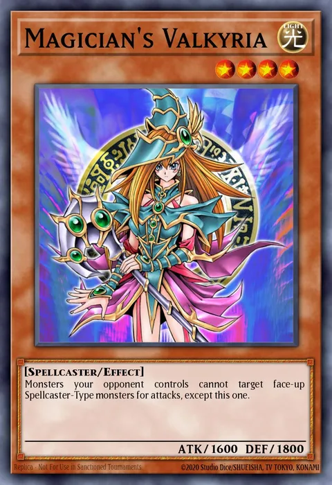 Magician's Valkyria, card YSYR-EN023 from Starter Deck: Yugi Reloaded