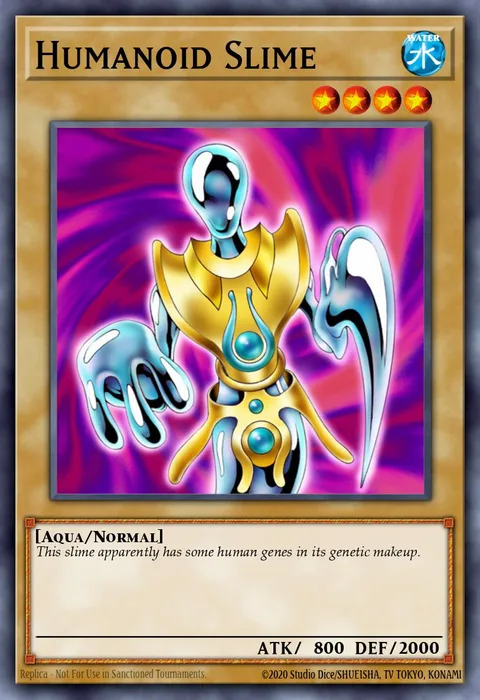 Humanoid Slime, carte LON-E003 de Labyrinth of Nightmare