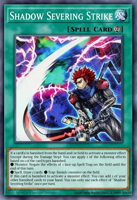 Shadow Severing Strike, card SUDA-EN085 from Supreme Darkness