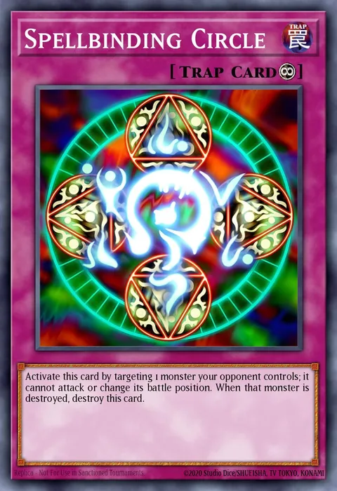 Spellbinding Circle, card SS04-ENA28 from Speed Duel Starter Decks: Match of the Millennium