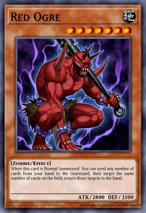 Red Ogre, card BPW2-EN025 from War of the Giants: Round 2