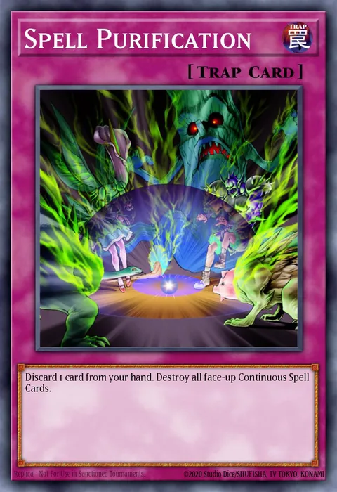 Spell Purification, card SBCB-EN196 from Speed Duel: Battle City Box