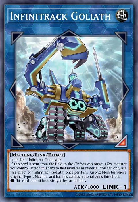 Infinitrack Goliath, card INCH-EN010 from The Infinity Chasers