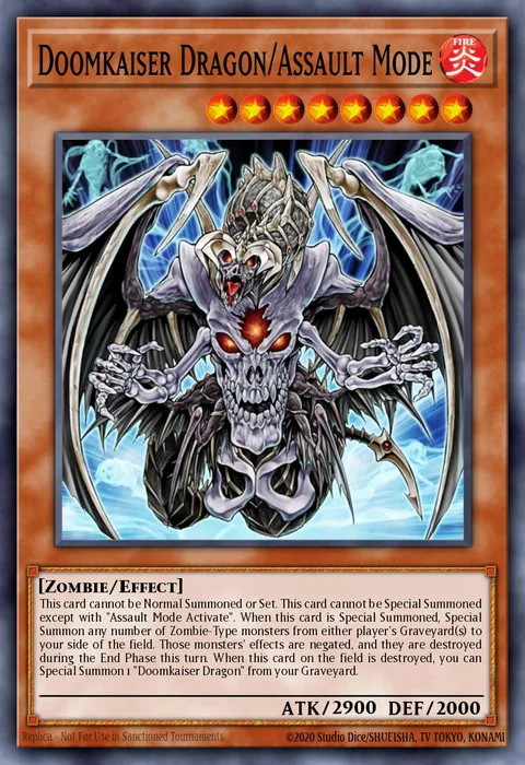Doomkaiser Dragon/Assault Mode, carte CRMS-EN019 de Crimson Crisis