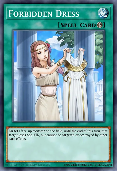 Forbidden Dress, card SDMP-EN033 from Master of Pendulum Structure Deck