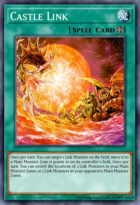Castle Link, carte COTD-EN065 de Code of the Duelist