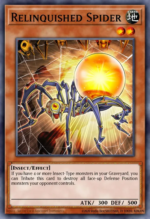 Relinquished Spider, carte SOVR-EN017 de Stardust Overdrive