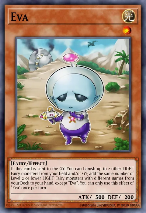 Eva, carte SR05-EN000 de Structure Deck: Wave of Light
