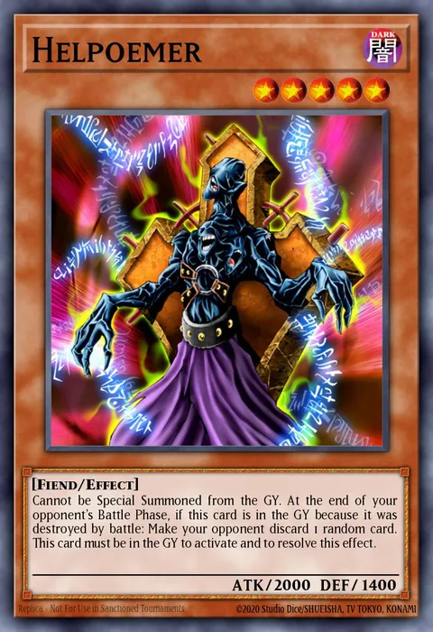 Helpoemer, card DPRP-EN032 from Duelist Pack: Rivals of the Pharaoh