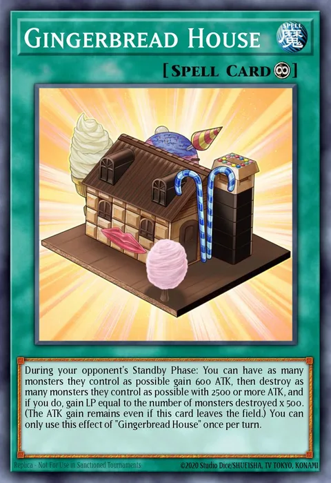 Gingerbread House, card BLHR-EN004 from Battles of Legend: Hero's Revenge