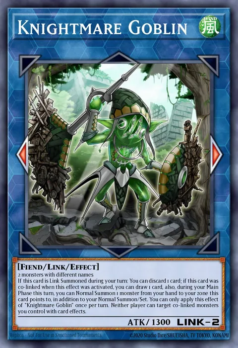 Knightmare Goblin, card FLOD-EN044 from Flames of Destruction