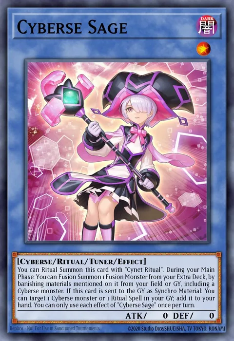 Cyberse Sage, card CYAC-EN033 from Cyberstorm Access