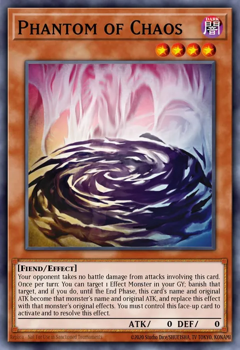 Phantom of Chaos, carte SDSA-EN006 de Structure Deck: Sacred Beasts