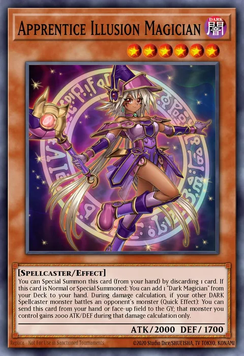 Apprentice Illusion Magician, card LED6-EN007 from Legendary Duelists: Magical Hero