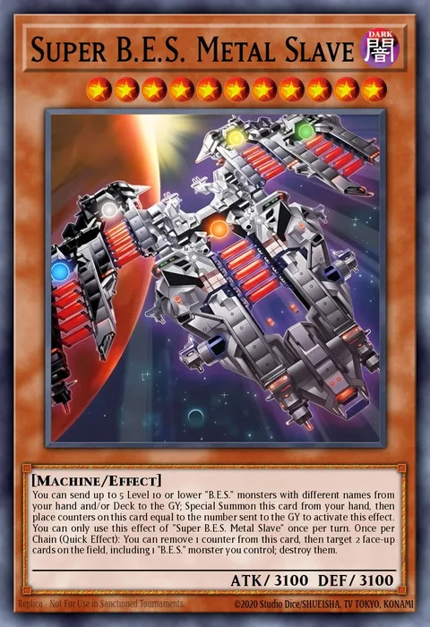 Super B.E.S. Metal Slave, carte BPRO-EN022 de Burst Protocol