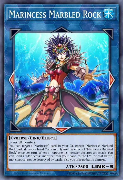 Marincess Marbled Rock, card RIRA-EN042 from Rising Rampage
