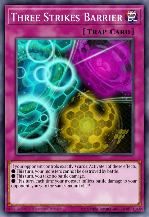 Three Strikes Barrier, card SP18-EN045 from Star Pack VRAINS