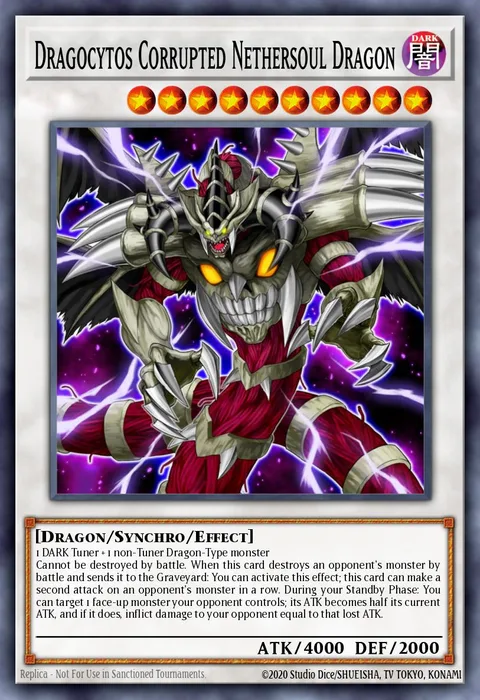 Dragocytos Corrupted Nethersoul Dragon, carte PGL2-EN014 de Premium Gold: Return of the Bling