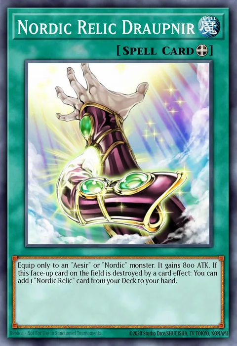 Nordic Relic Draupnir, carte STOR-EN045 de Storm of Ragnarok