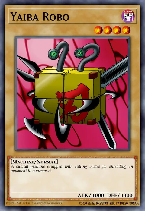Yaiba Robo, card SS05-ENB02 from Speed Duel Starter Decks: Twisted Nightmares