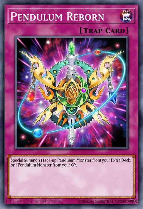 Pendulum Reborn, carte LEDD-ENC23 de Legendary Dragon Decks