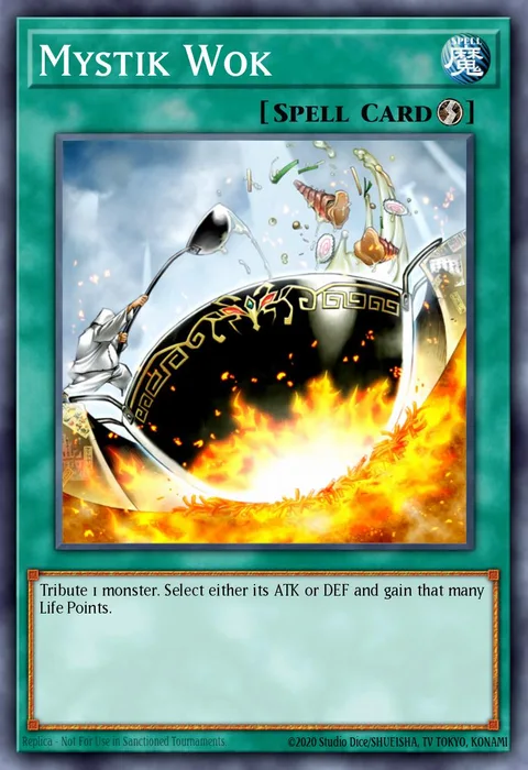Mystik Wok, carte SDRL-EN028 de Rise of the Dragon Lords Structure Deck