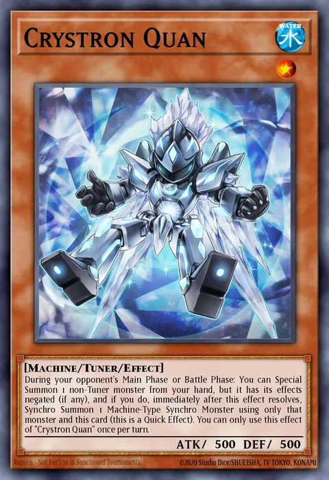 Crystron Quan, card INOV-EN015 from Invasion: Vengeance
