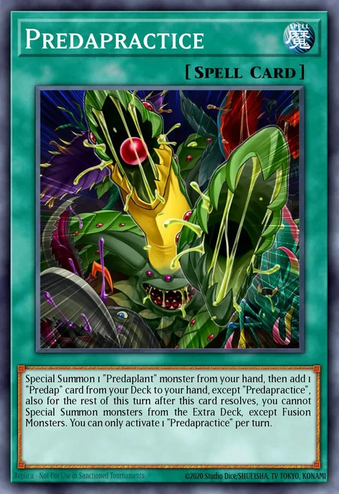 Predapractice, carte LED5-EN047 de Legendary Duelists: Immortal Destiny