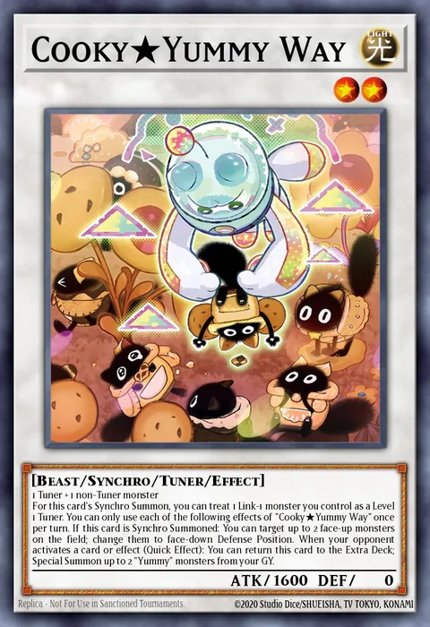 Cooky★Yummy Way, card JUSH-EN020 from Justice Hunters