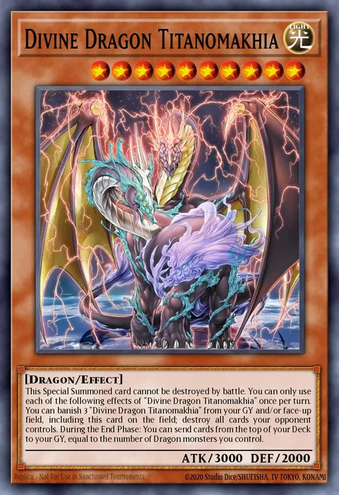 Divine Dragon Titanomakhia, carte DIFO-EN027 de Dimension Force