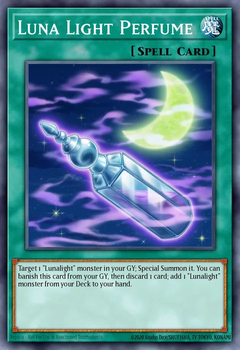 Luna Light Perfume, card LAVD-ENL17 from Legendary Arc-V Decks