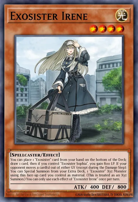 Exosister Irene, carte GRCR-EN015 de The Grand Creators