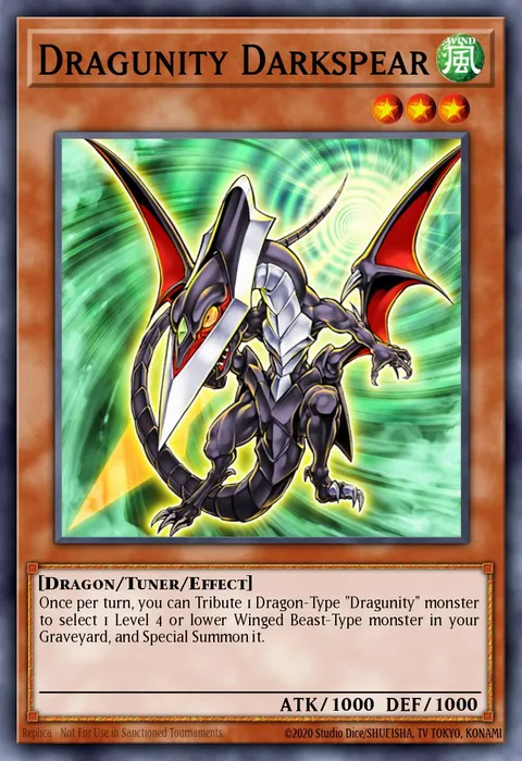Dragunity Darkspear, carte HA03-EN034 de Hidden Arsenal 3