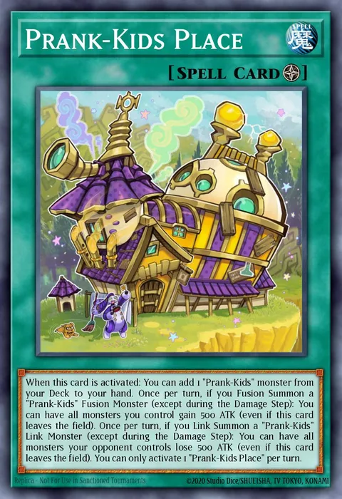 Prank-Kids Place, carte HISU-EN023 de Hidden Summoners