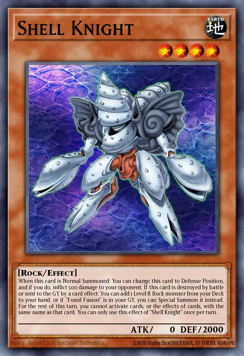 Shell Knight, carte GFP2-EN016 de Ghosts From the Past: The 2nd Haunting