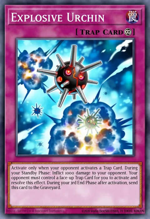 Explosive Urchin, card GENF-EN065 from Generation Force