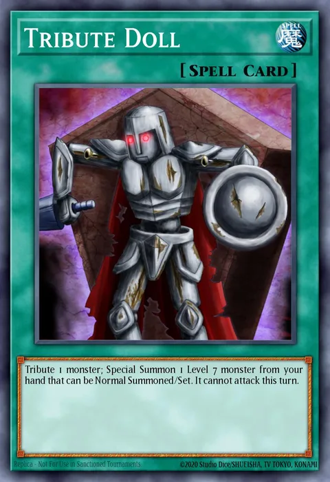 Tribute Doll, card MFC-039 from Magician's Force