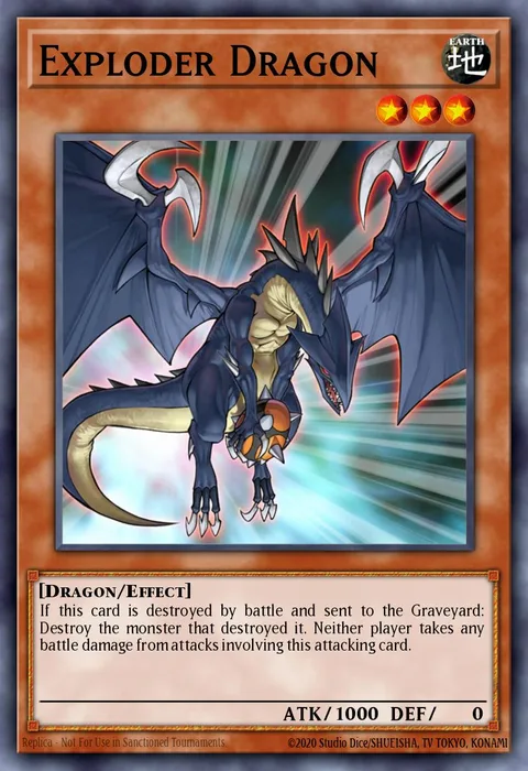 Exploder Dragon, card STP5-EN011 from Speed Duel Tournament Pack 5