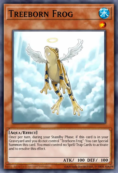 Treeborn Frog, card BP01-EN012 from Battle Pack: Epic Dawn