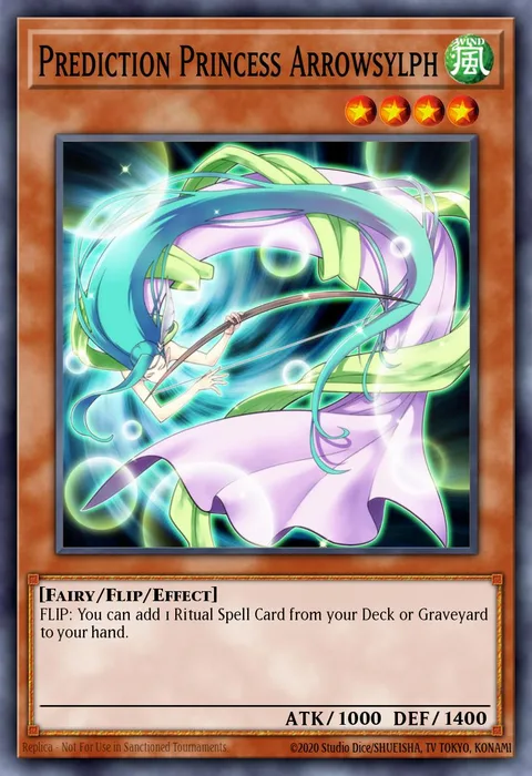 Prediction Princess Arrowsylph, card DRL2-EN033 from Dragons of Legend 2