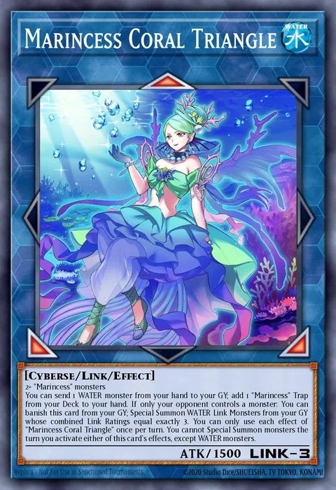 Marincess Coral Triangle, carte LED9-EN033 de Legendary Duelists: Duels From the Deep